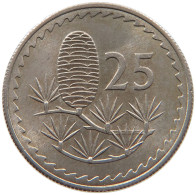 CYPRUS 25 MILS 1963 #s084 0787 - Chipre