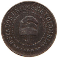 COLOMBIA 2 1/2 CENTAVOS 1886 #s084 0549 - Kolumbien