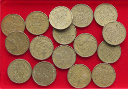 COLLECTION LOT SPAIN 500 PESETAS 16PC 198G #xx40 0050 -  Verzamelingen