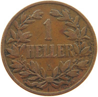 GERMANY EMPIRE 1 HELLER 1913 A OSTAFRIKA #s081 0191 - Deutsch-Ostafrika