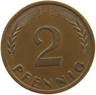 GERMANY BRD 2 PFENNIG 1950 J #s083 0447 - 2 Pfennig