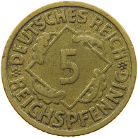 GERMANY 5 REICHSPFENNIG 1935 E #s088 0499 - 5 Reichspfennig