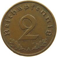 GERMANY 2 REICHSPFENNIG 1939 A #s084 0517 - 2 Reichspfennig