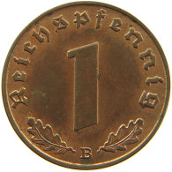 GERMANY 1 REICHSPFENNIG 1939 B #s083 0735 - 1 Reichspfennig