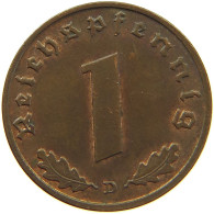 GERMANY 1 REICHSPFENNIG 1938 D #s083 0731 - 1 Reichspfennig