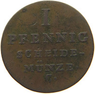 GERMAN STATES 1 PFENNIG 1824 HANNOVER #s084 0161 - Petites Monnaies & Autres Subdivisions