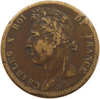 FRANCE FRENCH COLONIES 10 CENTIMES 1828 A #s085 0009 - Colonie Francesi (1817-1844)