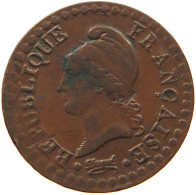 FRANCE CENTIME L'AN 7 A #s081 0413 - 1792-1804 First French Republic