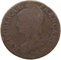 FRANCE 5 CENTIMES AN 8 A #s081 0495 - 1792-1804 Erste Französische Republik