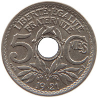 FRANCE 5 CENTIMES 1921 #s084 0645 - 5 Centimes