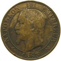 FRANCE 5 CENTIMES 1863 K #s086 0079 - 5 Centimes