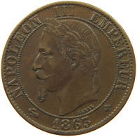 FRANCE 5 CENTIMES 1863 BB #s081 0347 - 5 Centimes