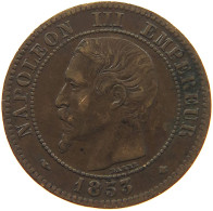 FRANCE 2 CENTIMES 1853 BB #s081 0327 - 2 Centimes