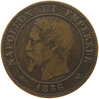 FRANCE 2 CENTIMES 1856 W #s081 0335 - 2 Centimes