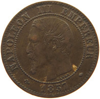 FRANCE 2 CENTIMES 1857 MA #s081 0337 - 2 Centimes