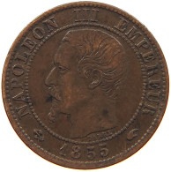 FRANCE 1 CENTIME 1855 A #s081 0305 - 1 Centime