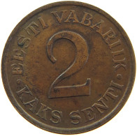 ESTONIA 2 SENTI 1934 #s083 0449 - Estonia