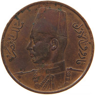 EGYPT 1 MILLIEME 1938 #s084 0359 - Egypte