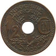 INDOCHINA 1/2 CENT 1935 #s082 0211 - Französisch-Indochina