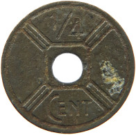 INDOCHINA 1/4 CENT 1942 #s082 0205 - Indochine