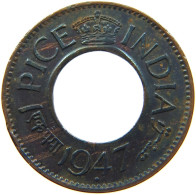 INDIA BRITISH PICE 1947 #s083 0583 - Inde