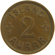 ICELAND 2 AURAR 1940 #s083 0471 - Iceland