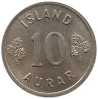 ICELAND 10 AURAR 1969 #s084 0545 - Islandia