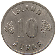 ICELAND 10 AURAR 1969 #s084 0543 - Islande