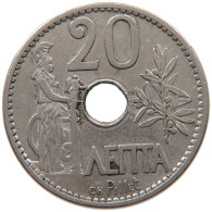 GREECE 20 LEPTA 1912 #s087 0669 - Grèce