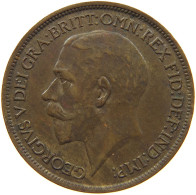 GREAT BRITAIN HALFPENNY 1917 #s086 0027 - C. 1/2 Penny