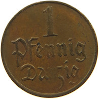 GERMANY WEIMAR PFENNIG 1923 DANZIG #s083 0805 - 1 Rentenpfennig & 1 Reichspfennig