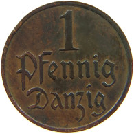 GERMANY WEIMAR PFENNIG 1929 DANZIG #s083 0803 - 1 Renten- & 1 Reichspfennig