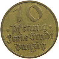 GERMANY WEIMAR 10 PFENNIG 1932 DANZIG #s088 0753 - 10 Rentenpfennig & 10 Reichspfennig