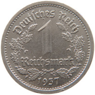 GERMANY REICHSMARK 1937 G #s087 0609 - 1 Reichsmark