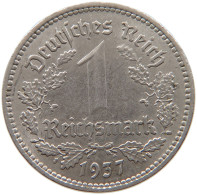 GERMANY REICHSMARK 1937 A #s087 0611 - 1 Reichsmark