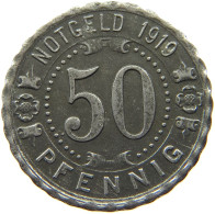 GERMANY NOTGELD 50 PFENNIG 1919 WITTEN #s088 0387 - Monetary/Of Necessity