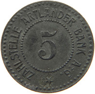 GERMANY NOTGELD 5 PFENNIG 1917 QUAKENBRUCK #s088 0065 - Noodgeld