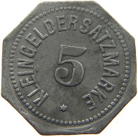 GERMANY NOTGELD 5 PFENNIG 1917 MAINZ #s088 0069 - Monetari/ Di Necessità