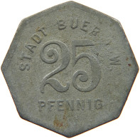 GERMANY NOTGELD 25 PFENNIG BUER #s088 0327 - Monedas/ De Necesidad