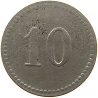 GERMANY NOTGELD 10 PFENNIG TETEROW #s088 0245 - Monetari/ Di Necessità