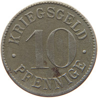 GERMANY NOTGELD 10 PFENNIG HEIDELBERG #s081 0111 - Notgeld