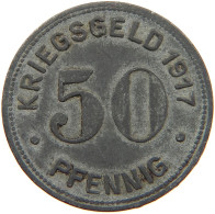 GERMANY NOTGELD 50 PFENNIG 1917 ESSEN #s088 0201 - Monétaires/De Nécessité