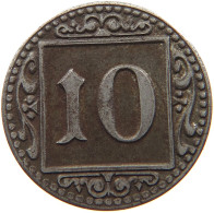 GERMANY NOTGELD 10 PFENNIG 1918 MÜNSTER #s088 0233 - Monetary/Of Necessity