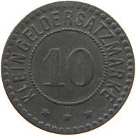 GERMANY NOTGELD 10 PFENNIG 1917 FULDA #s088 0077 - Monetary/Of Necessity