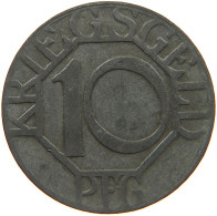 GERMANY NOTGELD 10 PFENNIG 1917 DORTMUND #s088 0207 - Monétaires/De Nécessité