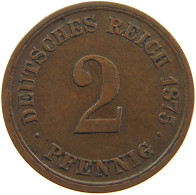 GERMANY EMPIRE 2 PFENNIG 1875 E #s083 0353 - 2 Pfennig