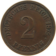 GERMANY EMPIRE 2 PFENNIG 1875 A #s083 0601 - 2 Pfennig