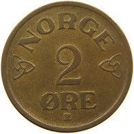 NORWAY 2 ÖRE 1956 #s084 0487 - Noruega