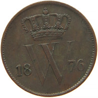 NETHERLANDS CENT 1876 #s084 0433 - 1849-1890 : Willem III