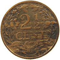 NETHERLANDS 2 1/2 CENTS 1918 #s086 0185 - 2.5 Cent